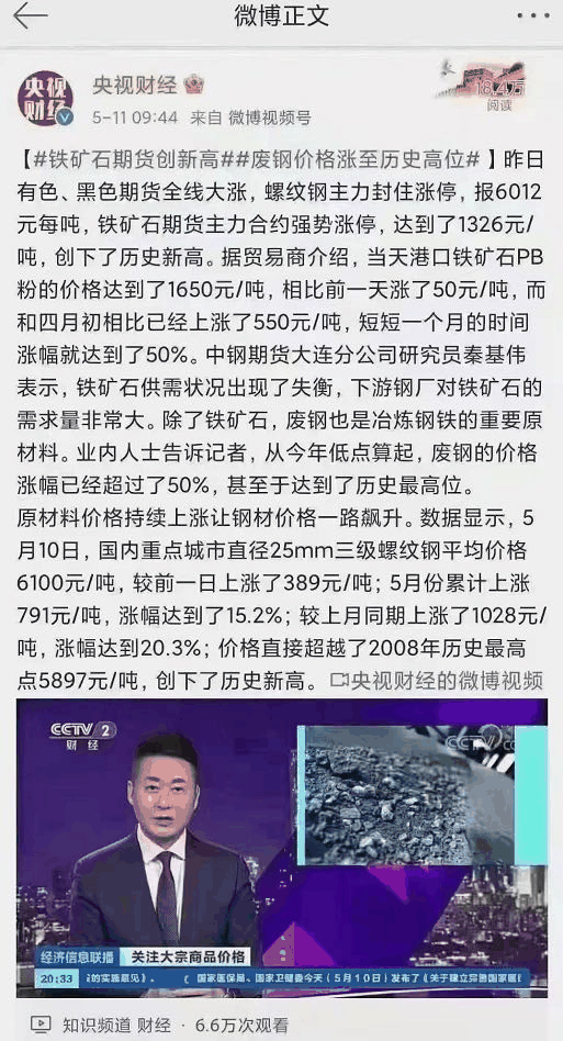 鋼筋價格現在6800元／噸，比3月底貴2800元／噸！沙子水泥人工都在漲，你還在等房降價？別賭今年的房價！買房無技巧，全